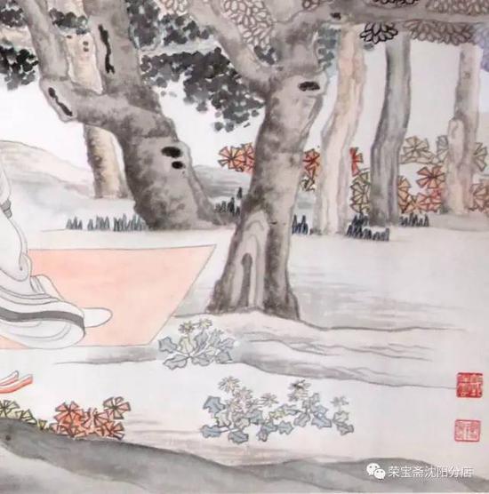 《武侯靖节出处图》张大千题跋