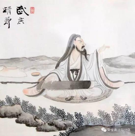 《武侯靖节出处图》张大千题跋