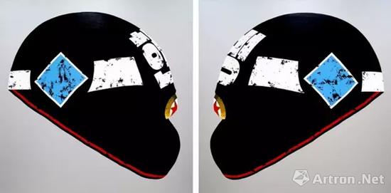 李昶范 《帽子》 300x150cm 布面油画 中央美术学院 指导教师:申玲