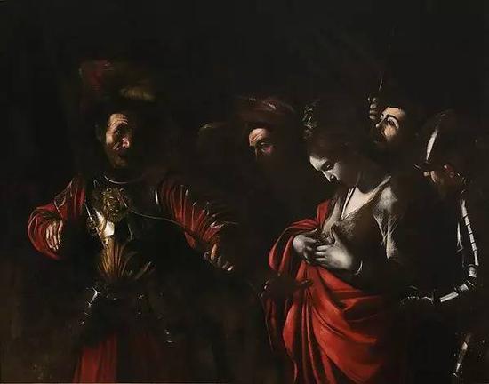 卡拉瓦乔 《圣厄休拉的殉难》(The Martyrdom of Saint Ursula,1610)。 图片致谢:纽约大都会艺术博物馆