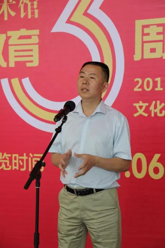 河南省文联副主席、河南省美协主席刘杰致辞