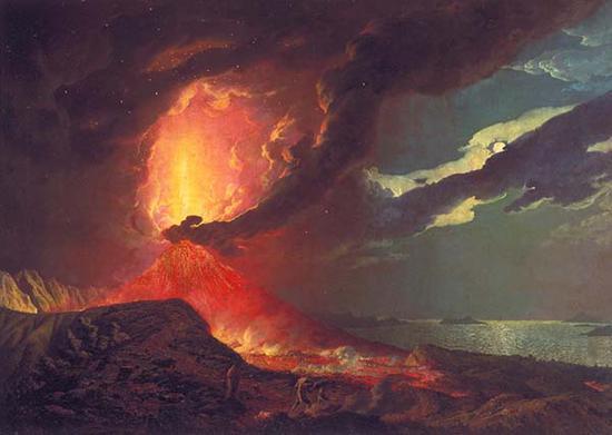 约瑟夫·赖特,维苏威火山爆发,1776-80