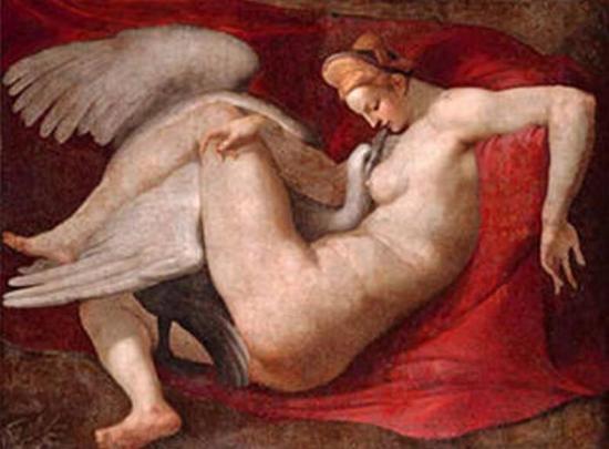 米开朗基罗 Michelangelo - 丽达与天鹅