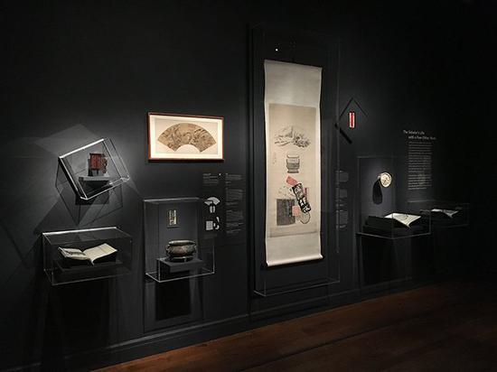 “抱残守缺:中国八破画“在波士顿美术馆展览现场。图片:波士顿美术馆