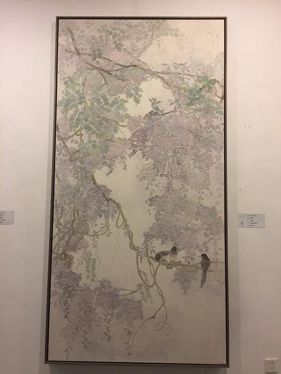 作品名称:紫春 作 者:张洁 指导教师:孔六庆