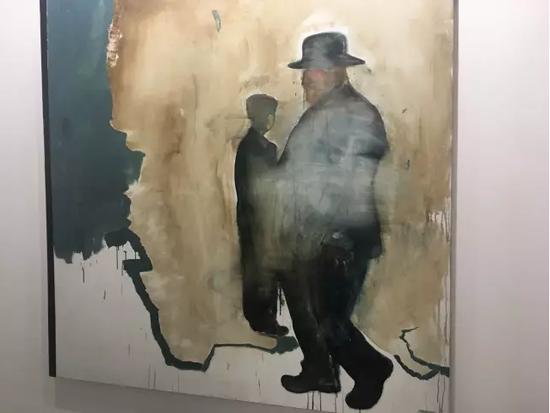 香格纳展位上艺术家赵洋的作品。图片:张然