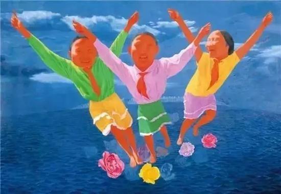 同样是在“尤伦斯男爵藏重要中国当代艺术夜场”上,方力钧代表作《方力钧1996-10》也以1552.5万元的高价成交。