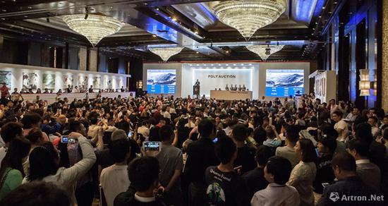 北京保利2017年春拍中国书画之夜(摄影:陈昕)