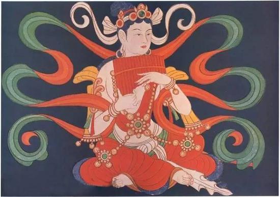 宋画 伎乐菩萨像2