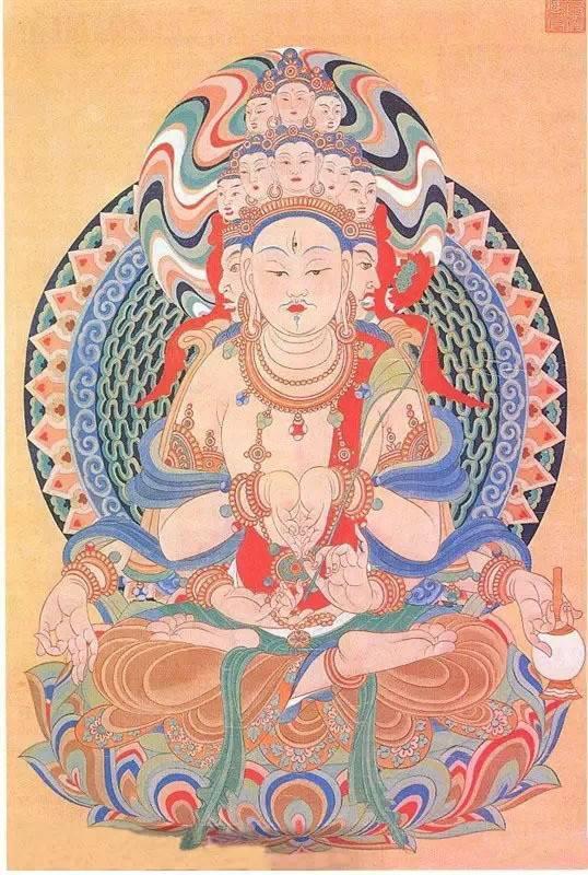 晚唐第一五二窟 十一面观音像