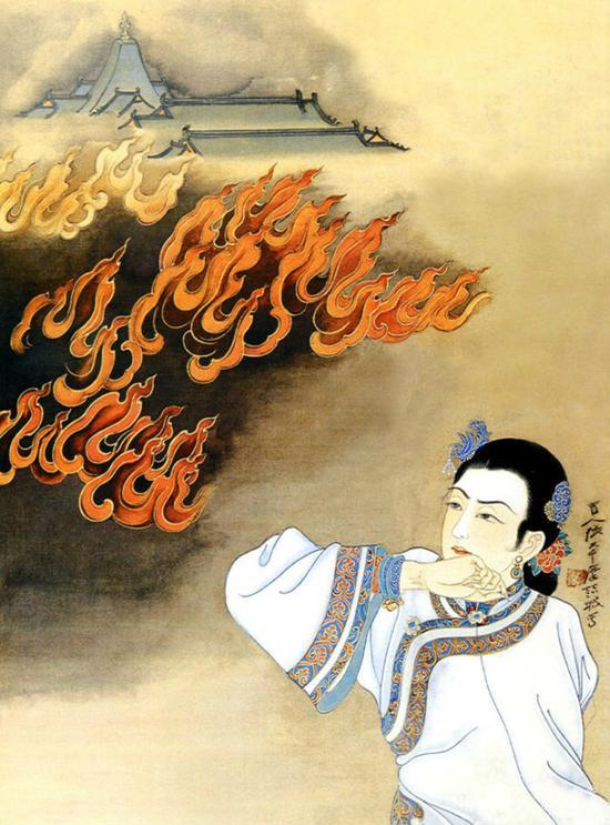 张大千 孽海花 1956年