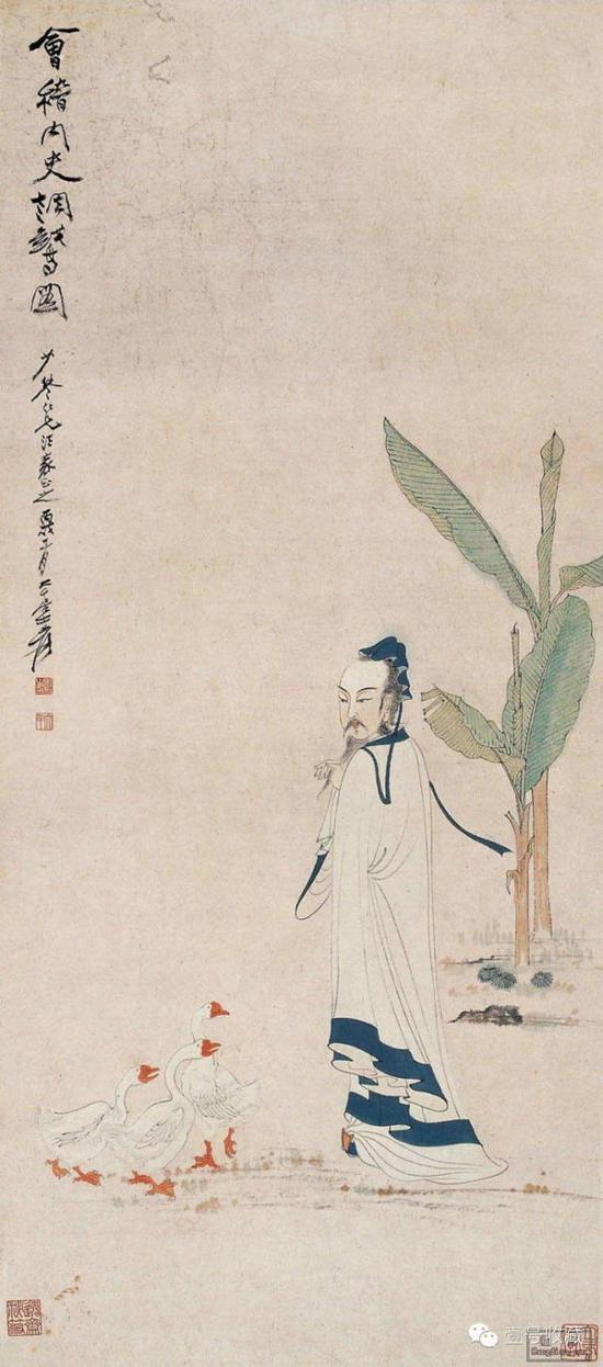 王羲之调鹅图