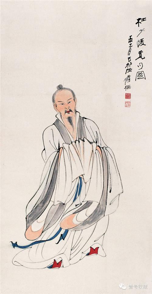 1947年作 杜少陵觅句图