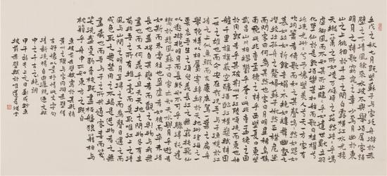小楷《前赤壁赋》镜心