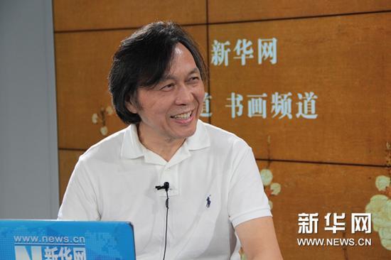 王其钧做客新华网文化频道“文化艺术大家谈”栏目