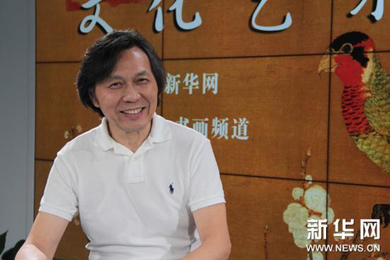 王其钧做客新华网文化频道“文化艺术大家谈”栏目