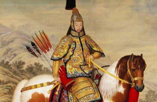 清 郎世宁(Giuseppe Castiglione)《乾隆皇帝大阅图》轴