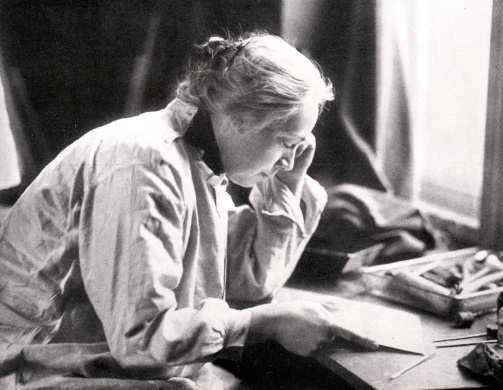 1910年前后的珂勒惠支。 图片:Hänse Herrmann, Kollwitz Estate ©Käthe Kollwitz Museum Köln