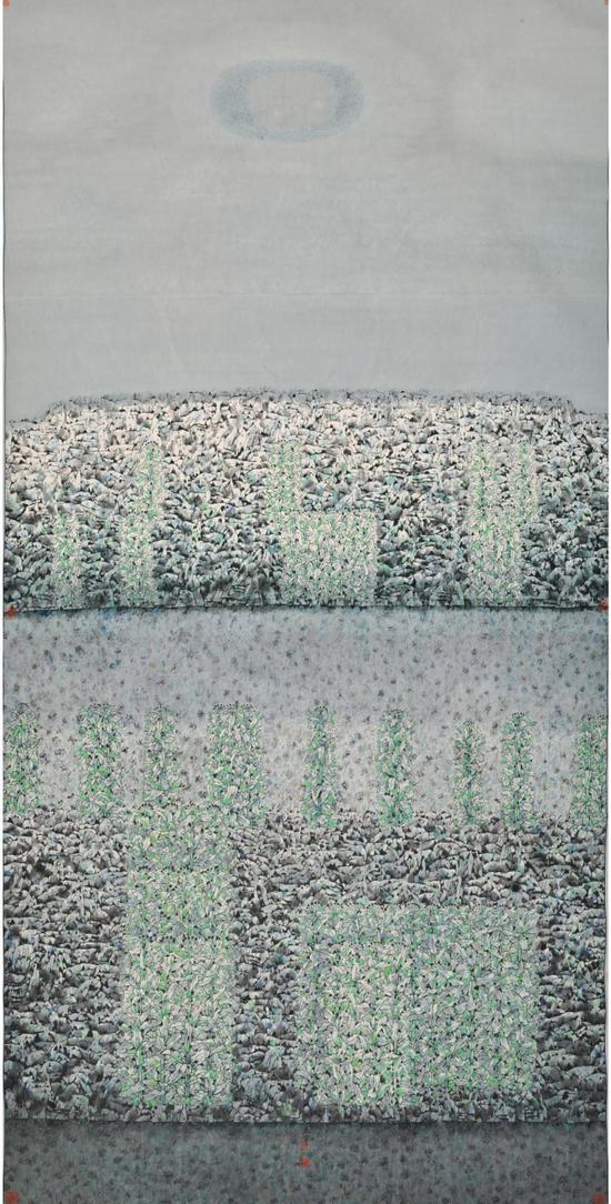 《静观八荒系列三》 136×270cm