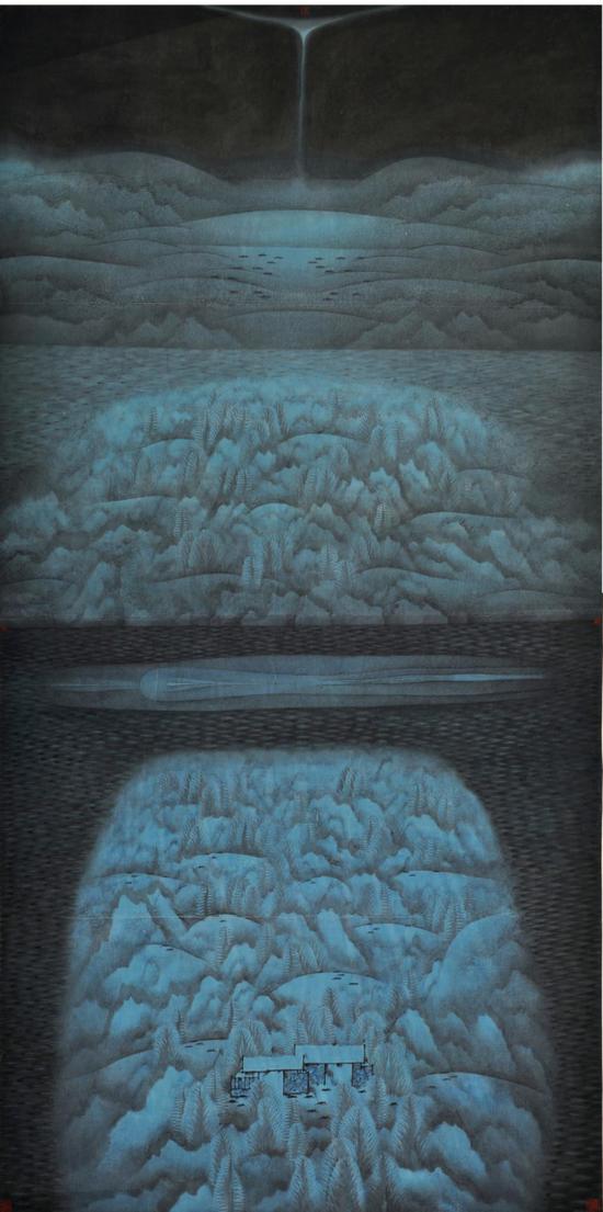 《静观八荒系列二》 136×271cm
