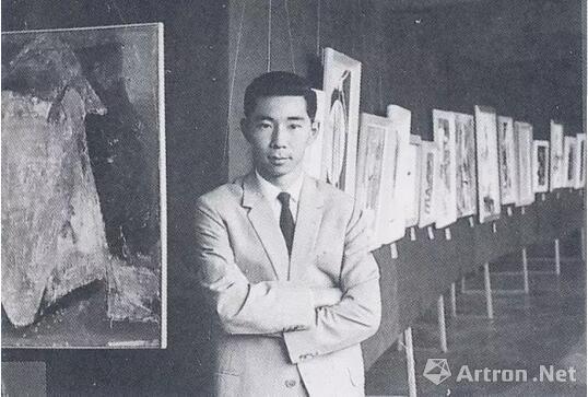 1961年,顾福生第一次个展于台北新闻大楼