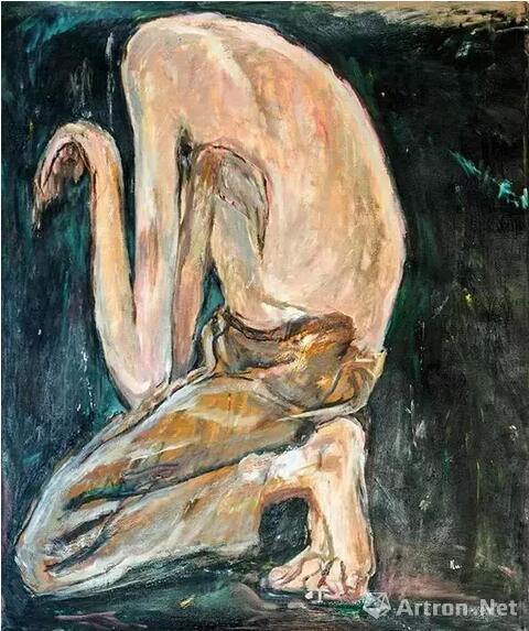 顾福生 隐避 油彩画布 | 1968年作