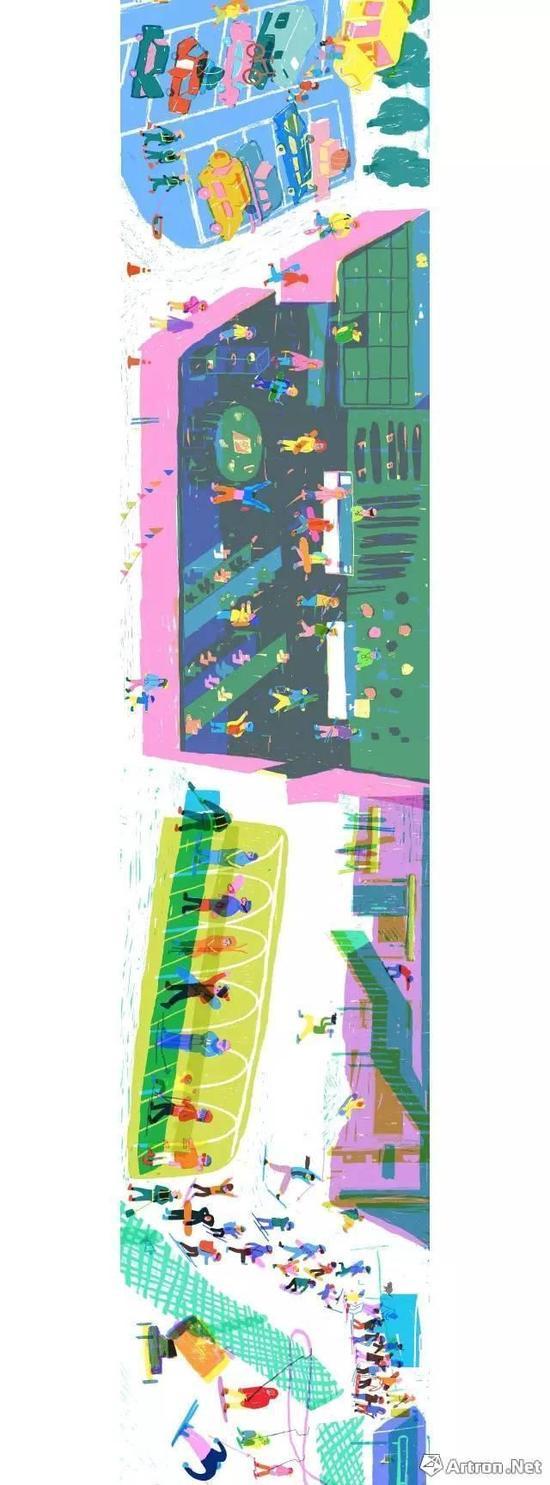 央美绘本工作室毕业生王韵涵毕业作品:《滑雪去》