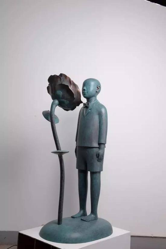 《悟》158X90X60cm 铸铜 2016