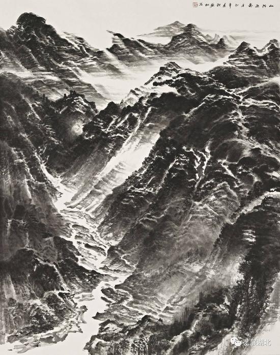山河正气,180x145cm,许钦松,2011年
