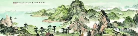 快意雄风海上来 48cm×180.5cm 2009年 傅二石