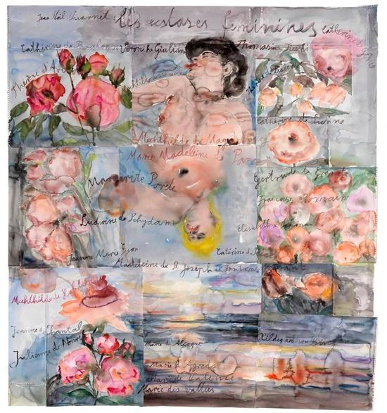 安塞姆·基弗《Les extases féminines》(The Feminine Ecstasies),2013。图片:© Anselm Kiefer。 Photo © Georges Poncet,Courtesy Gagosian