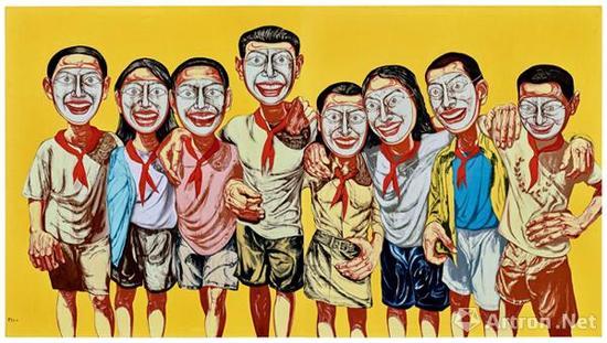 曾梵志1996年的作品《面具系列1996 No.6》在保利香港2017春拍中以10502万港元(9357.2万元)售出,而曾梵志也是2017年春拍唯一一位总成交额过亿的在世当代艺术家。