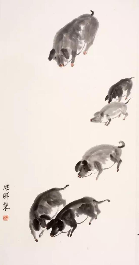 东风随春归 137cmX69cm 2013年作