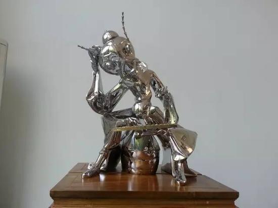 账房先生 80x60x65cm 不锈钢锻造 2012
