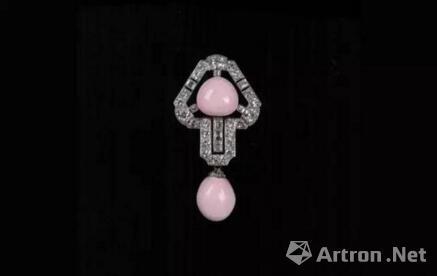 Tiffany & Co。 玛丽皇后海螺珍珠胸针