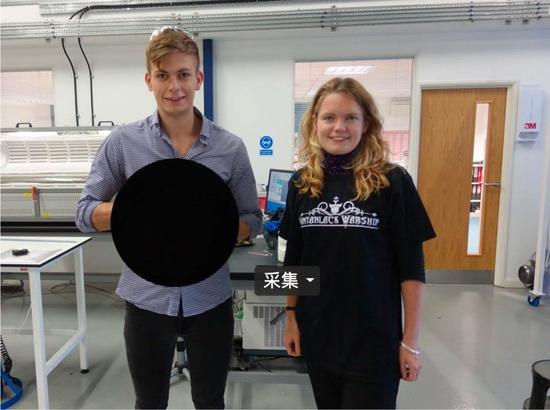 Vantablack。图片:Courtesy of Surrey NanoSystems