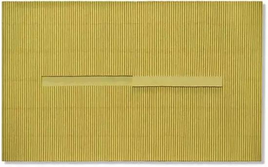 朴栖甫《 描法No。 060214》 2006 年作 综合媒材韩国纸画布 160 x 260 cm。