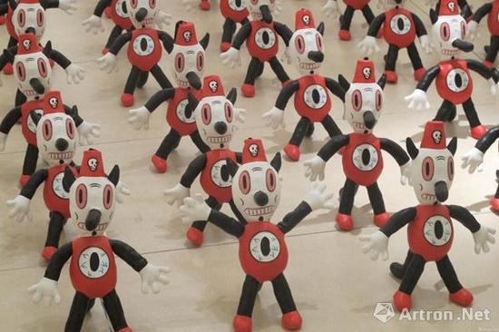 美国艺术家Gary Baseman个展《欢迎来我家》现场(Toby)