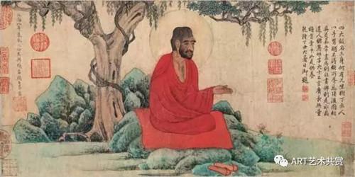 赵孟頫红衣西域僧