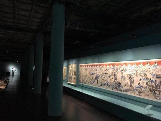 故宫博物院在展的敦煌壁画(复制品)