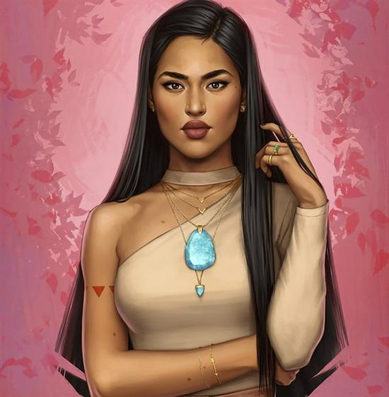 《风中奇缘》的印第安公主Pocahontas