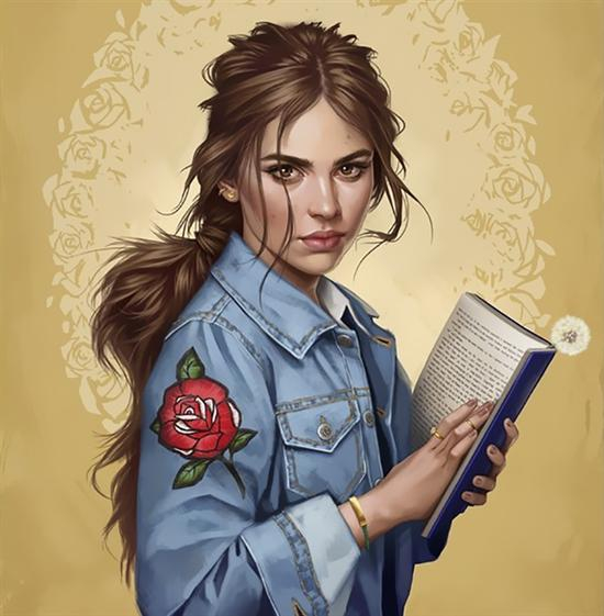 《美女与野兽》中的Belle公主