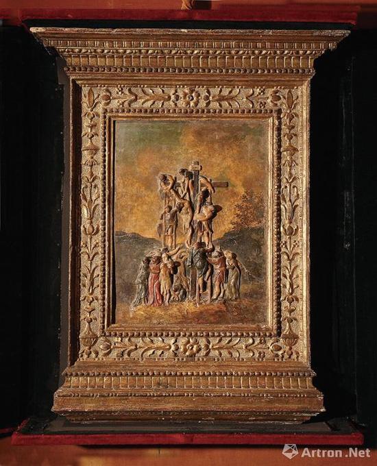 米开朗基罗·博那罗蒂,《耶稣下十字架》,77x45cm,彩绘灰泥,1510 - 1530年