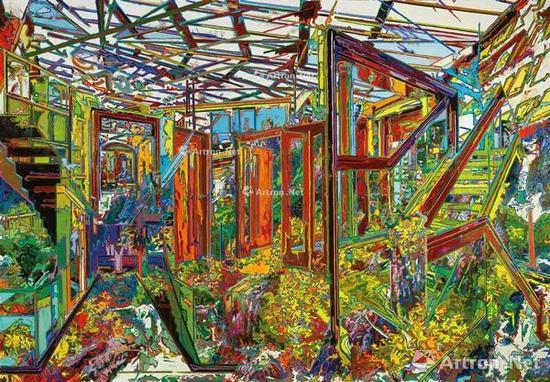 由金《路径-后花园2》180×260cm 布面油画 2015年作