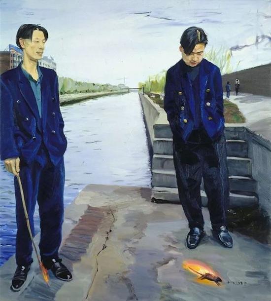 刘晓东《烧耗子》,1998