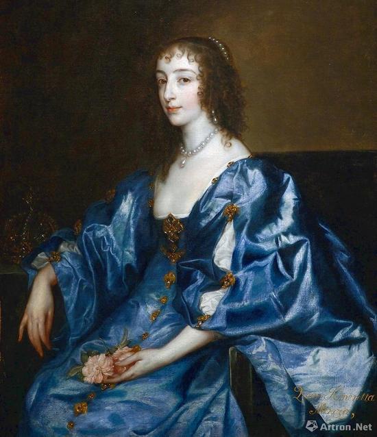 亨利埃塔·玛丽亚(Henrietta Maria of France)将这幅《救世主》带到英国皇室