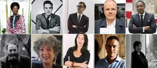 顶级策展人们,包括Thelma Golden、Harald Szeemann和Marcia Tucker等等