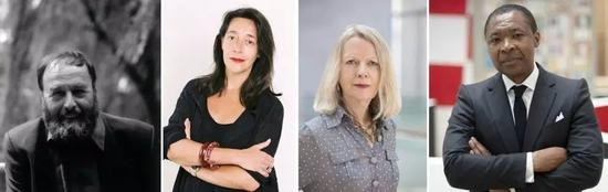(从左至右):Harald Szeemann。图片:Ingeborg Lüscher;Catherine David;图片:via Independent Curators International; Lynne Cooke;图片:courtesy of the NGA; Okwui Enwezor:AndreasGebert,2011;图片:Courtesy Museum Folkwang