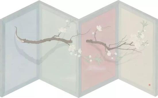 皮理文 如影逐形 44×64cm 绢本工笔 2016