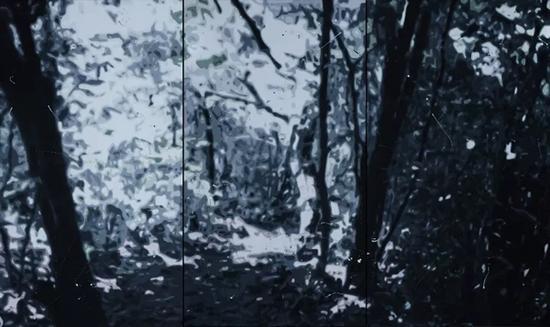 LOT 118郭伟(b.1960)有蚊子的风景2布面丙烯 2010年 250×420cm(3联画)RMB:1,300,000-1,600,000